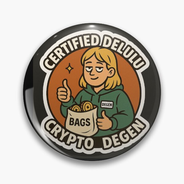 Item preview, Certified Delulu Female Degen Trader designed and sold by DivinelyAligned8.