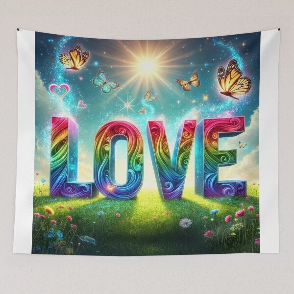 Item preview, Love, Written in Light designed and sold by TreeWyzard Creations.
