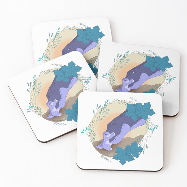 Item preview, The Land Before Time Baby Littlefoot and his mother designed and sold by Petitemarchande.