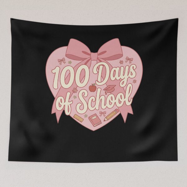 Aperçu de l'œuvre T-shirt « 100 jours d'école », Sweat-shirt « 100 jours à faire des trucs de prof », Joyeux 100e jour d'école !, T-shirt pour fêter les 100 jours d'école, Cadeau pour prof créée et vendue par THREE LITTLE BEANS.