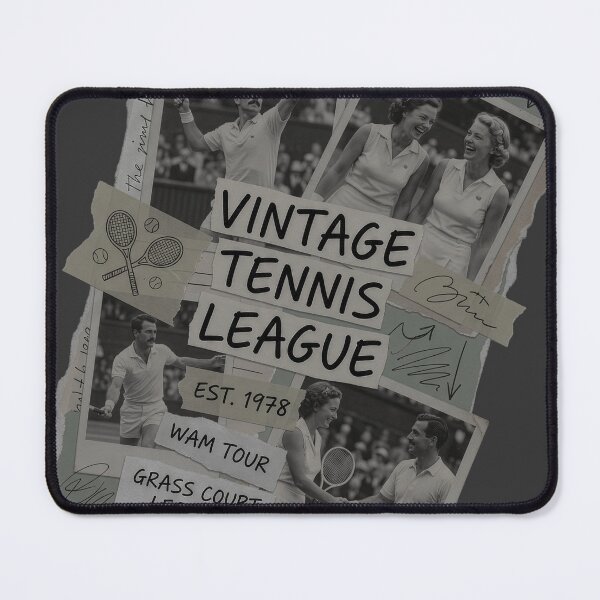 Item preview, Vintage Tennis League Retro 1978 Collage  designed and sold by WAMTEES.