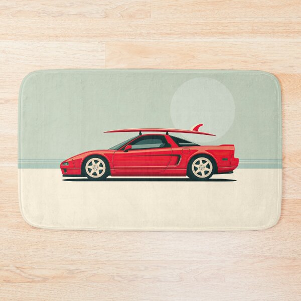 Item preview, Acura NSX classic Red Summer Surf illustration designed and sold by blackdogshop.