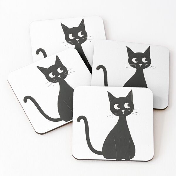 Item preview, black cat designed and sold by Gadet100.