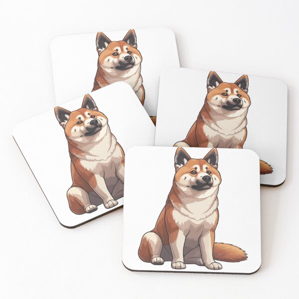 Item preview, Noble Akita Inu Dog with Loyal Gaze designed and sold by Artcurrents.