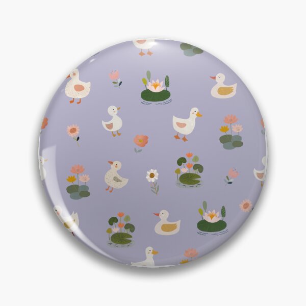 Item preview, Ducks & Lily Pads on Pale Gray-Purple  designed and sold by KSimpson838.