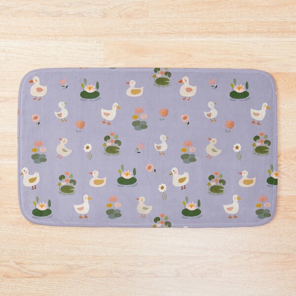 Item preview, Ducks & Lily Pads on Pale Gray-Purple  designed and sold by KSimpson838.
