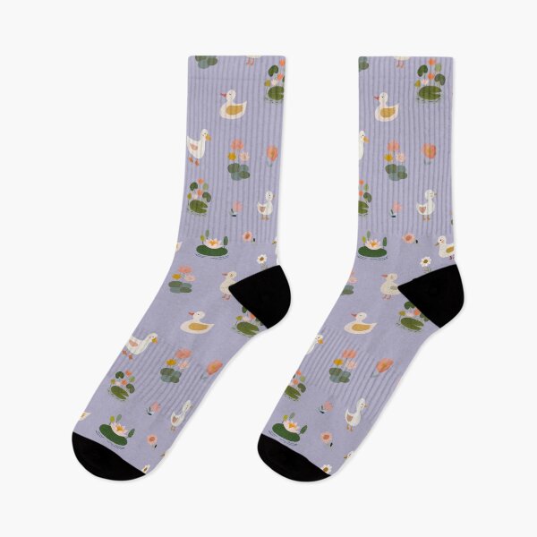 Item preview, Ducks & Lily Pads on Pale Gray-Purple  designed and sold by KSimpson838.