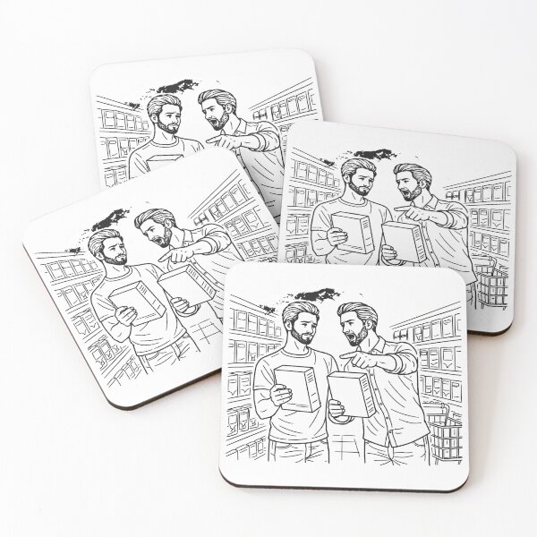 Item preview, Cereal Aisle Drama LGBTQ Couple designed and sold by Elando1212.