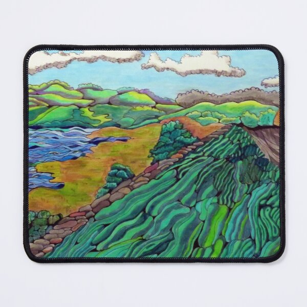 Item preview, 1027 - BALA LAKE (LLYN TEGID) - DAVE EDWARDS - MIXED MEDIA - 2025 designed and sold by BLYTHART.
