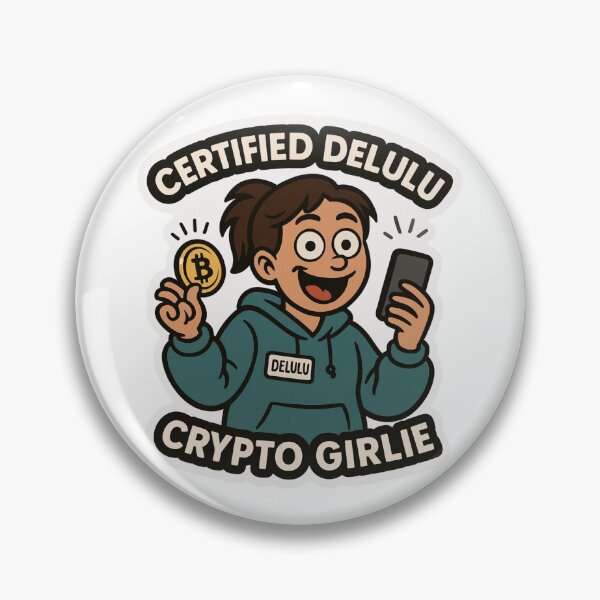 Item preview, Certified Delulu Crypto Gal Trader Degen designed and sold by DivinelyAligned8.