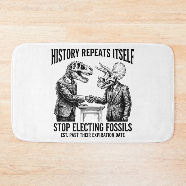 Item preview, Stop Electing Fossils Funny Political Dinosaur Vote designed and sold by Mason-Pride.