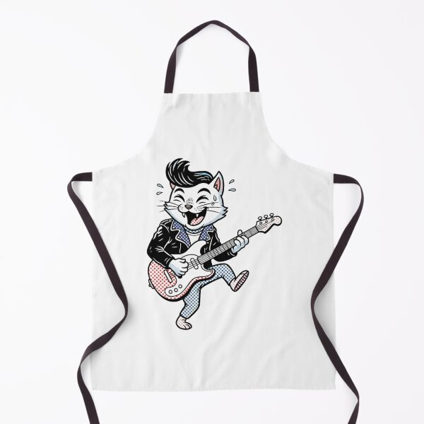 Item preview, Rockabilly Cat Greaser - Pop Art Style designed and sold by julimarks.