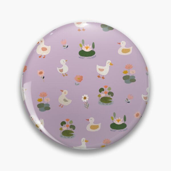 Item preview, Ducks & Lily Pads on Pinkish Purple  designed and sold by KSimpson838.