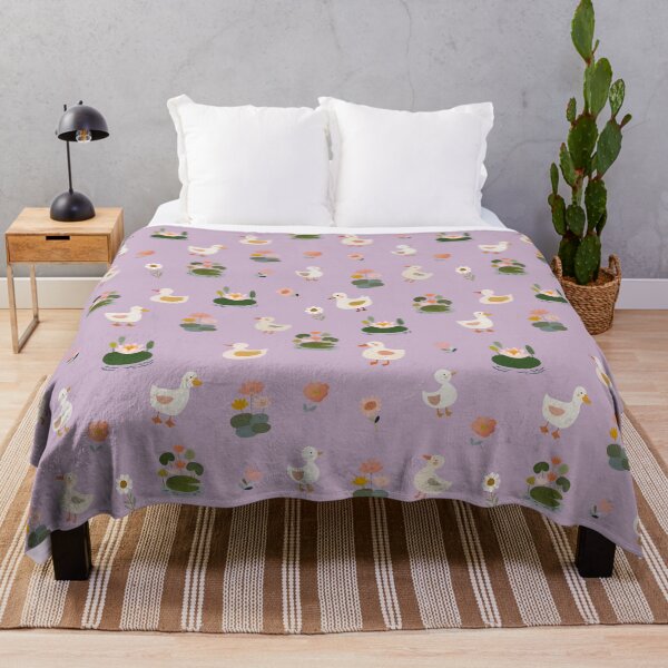 Item preview, Ducks & Lily Pads on Pinkish Purple designed and sold by KSimpson838.