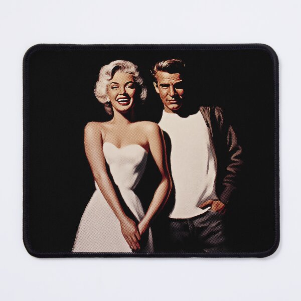 Item preview, Blissful 50s Movie Romance, designed for black fabrics designed and sold by SteadyRolling.