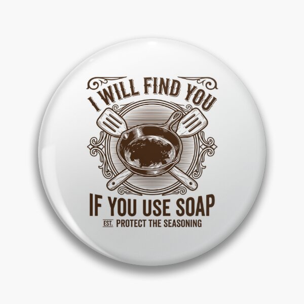 Item preview, Funny Cast Iron Skillet Seasoning Care designed and sold by Mason-Pride.