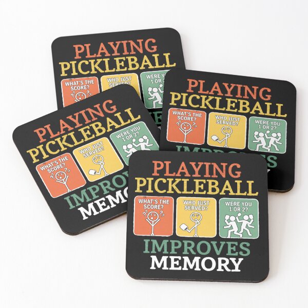 Item preview, Playing Pickleball Improves Memory Funny Pickleball Quote designed and sold by bynani32.