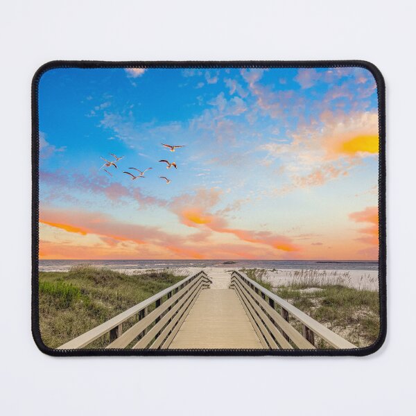 Item preview, Beach Sunrise Walkway with Birds Florida Point Gulf Shores designed and sold by Kenneth Purdom.