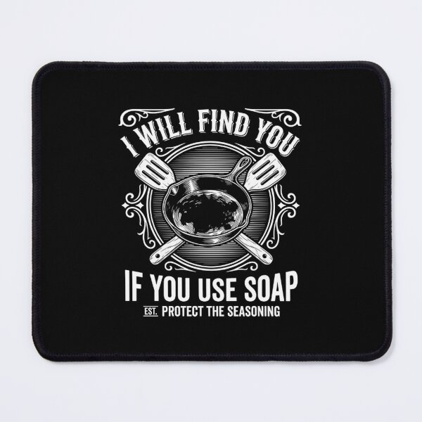 Item preview, Funny Cast Iron Skillet Seasoning Care designed and sold by Mason-Pride.