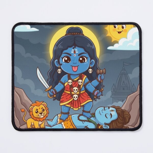 Item preview, Kali steps on shiva T-shirt designed and sold by BabyGodTs.