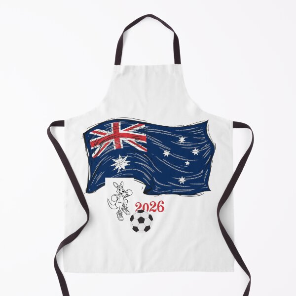 Item preview, Australia 2026 Soccer Pride - Boxing Kangaroo & Dynamic Waving Flag. designed and sold by printeGear.
