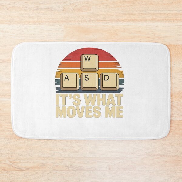 Item preview, Retro WASD Gaming Keys Funny PC Gamer , it's what moves me  designed and sold by IdealDo.