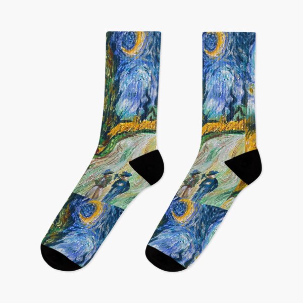 Item preview, Van Gogh road with cypress and a star designed and sold by Artadilia.