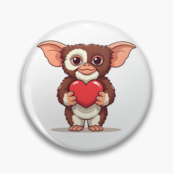 Item preview, Gremlin with a red heart designed and sold by PrintLabStudio.