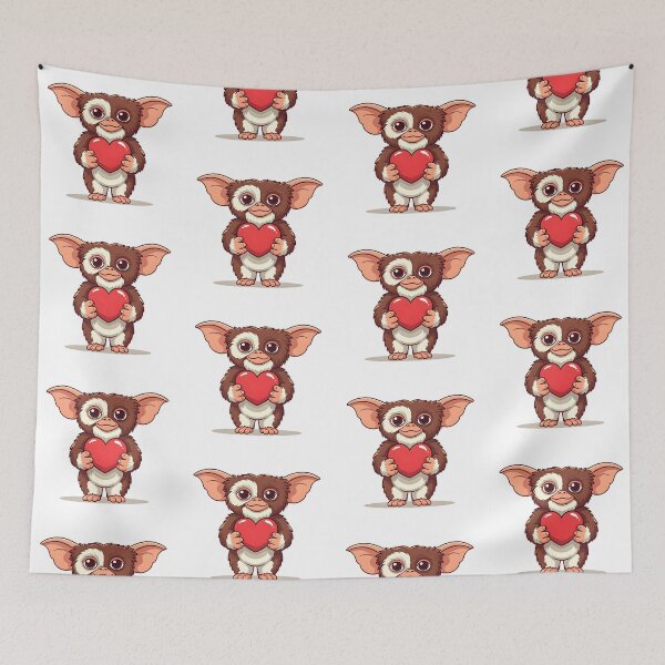 Item preview, Gremlin with a red heart designed and sold by PrintLabStudio.