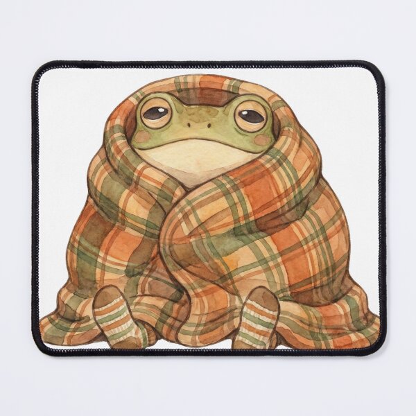 Item preview, Current Mood Cozy Cute Frog Burrito Blanket designed and sold by EverBranz-stor.