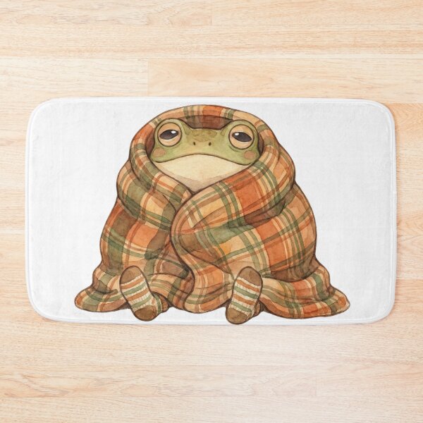 Item preview, Current Mood Cozy Cute Frog Burrito Blanket designed and sold by EverBranz-stor.
