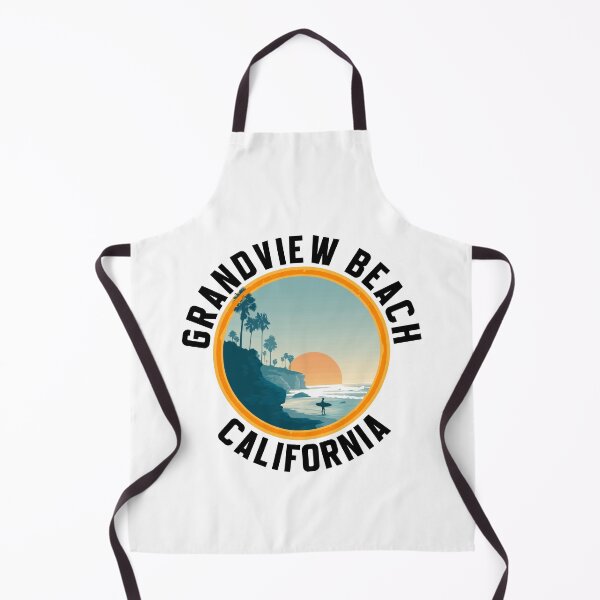 Item preview, Grandview Beach - California (with Black Lettering) designed and sold by VelvetRoom.