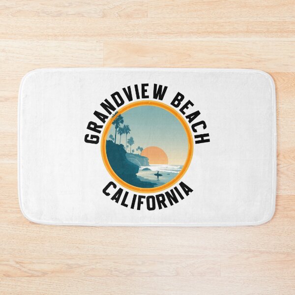 Item preview, Grandview Beach - California (with Black Lettering) designed and sold by VelvetRoom.