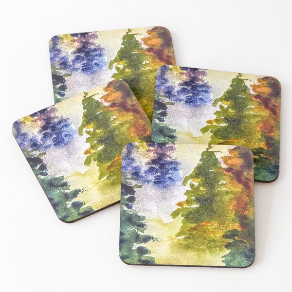 Item preview, Watercolor Trees: Mists in the Forest designed and sold by Laura King  Fine Arts.