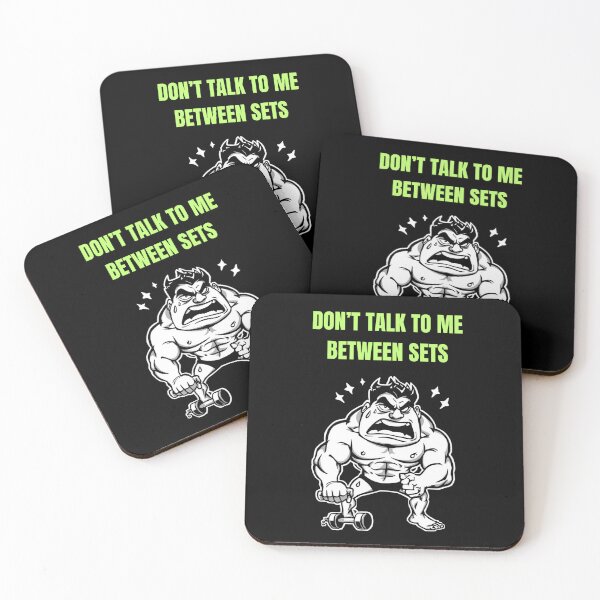 Item preview, Don’t Talk To Me Between Sets – Funny Gym Shirt designed and sold by Vibe-Visuals.