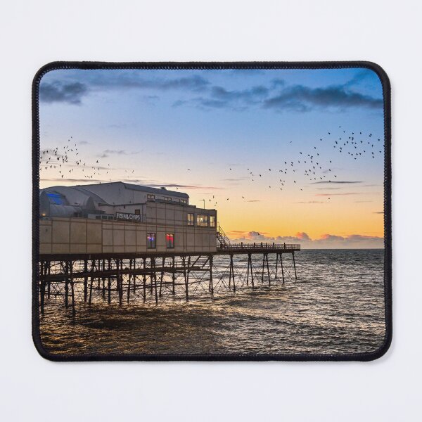 Item preview, Aberystwyth Sunset with a Starling Murmuration designed and sold by VnGphoto.