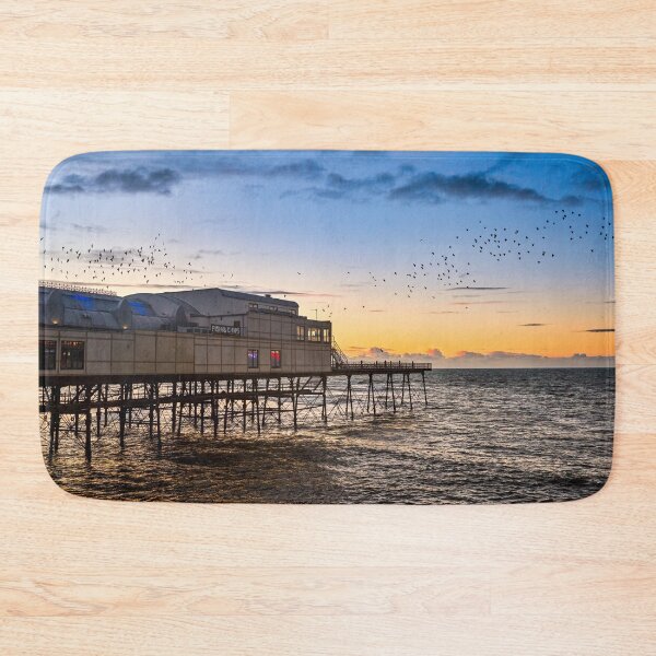 Item preview, Aberystwyth Sunset with a Starling Murmuration designed and sold by VnGphoto.