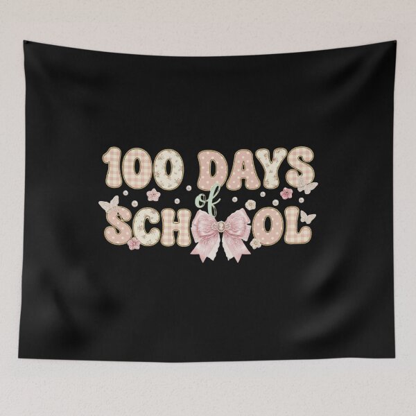 Aperçu de l'œuvre T-shirt « 100 jours d'école », Sweat-shirt « 100 jours à faire des trucs de prof », Joyeux 100e jour d'école !, T-shirt pour fêter les 100 jours d'école, Cadeau pour prof créée et vendue par THREE LITTLE BEANS.