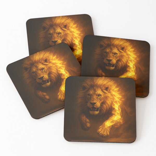 Item preview, Lion – Solar Charge Power Pounce Wildlife Art designed and sold by GeoWild Designs.