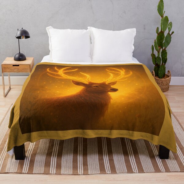 Item preview, Stag – Sunweaver Keeper of Dawnfire Wildlife Art designed and sold by GeoWild Designs.
