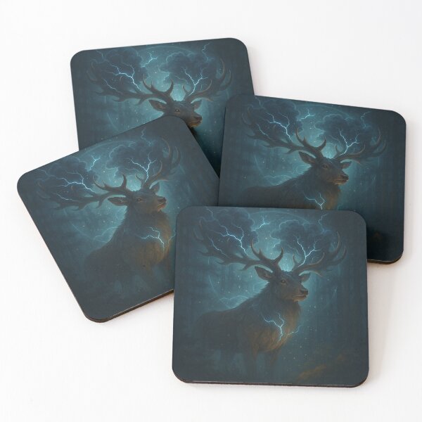 Item preview, Elk – Spirit of the Stormroot Thunder Trees Wildlife Art designed and sold by GeoWild Designs.
