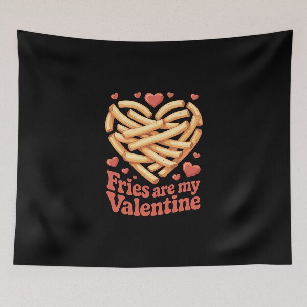 Item preview, Fries are my Valentine designed and sold by jkrphoto.