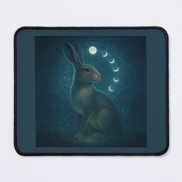 Item preview, Hare – Mother Moonwild of the Lunar Grove Wildlife Art designed and sold by GeoWild Designs.