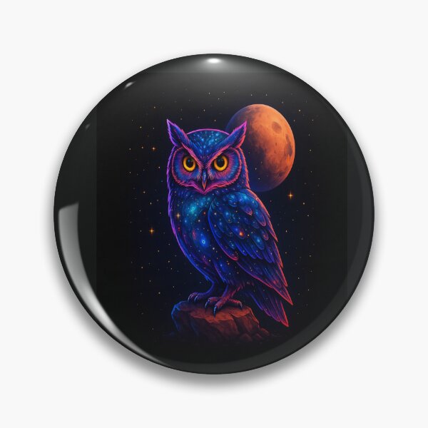 Item preview, Cosmic Owl designed and sold by © Zenscape Studio 2025.