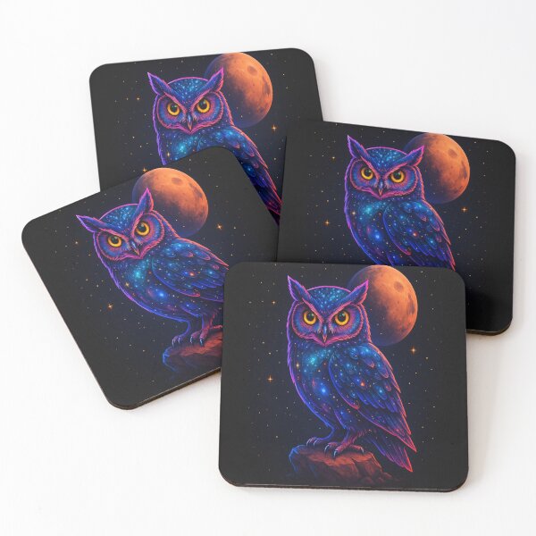 Item preview, Cosmic Owl designed and sold by © Zenscape Studio 2025.