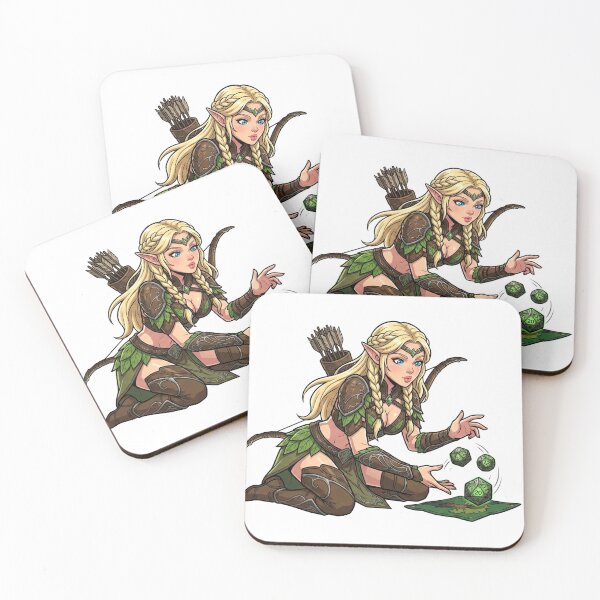 Item preview, Roll for Adventure: Elven Ranger Rolling Dice designed and sold by SkinnyFlatWhite.