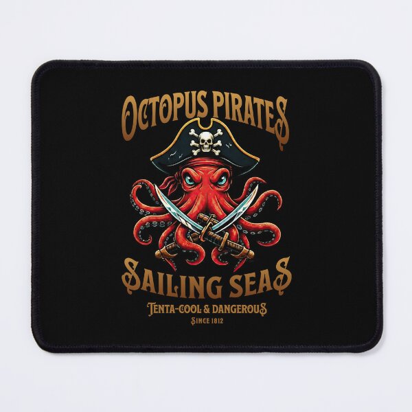 Item preview, Octopus Pirates Sailing Seas – Tentacool Pirate Octopus Design designed and sold by DiverseDemand.