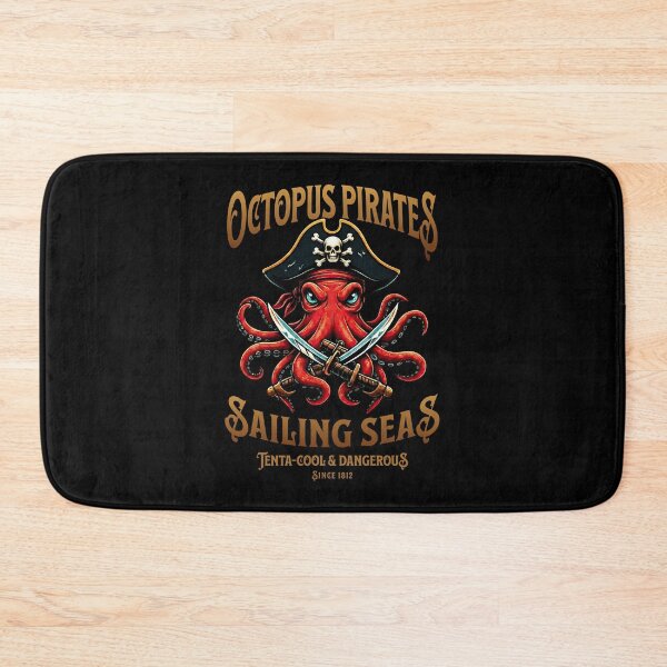 Item preview, Octopus Pirates Sailing Seas – Tentacool Pirate Octopus Design designed and sold by DiverseDemand.