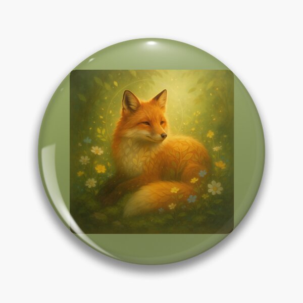 Item preview, Fox – Mother of the Meadows Spring Awakening Wildlife Art designed and sold by GeoWild Designs.