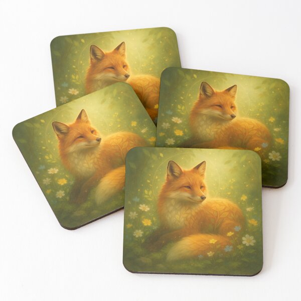 Item preview, Fox – Mother of the Meadows Spring Awakening Wildlife Art designed and sold by GeoWild Designs.